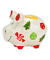 Spardose Schwein (klein) 10044523 , "Weihnachten ~Aufdruck|ohne|#~"